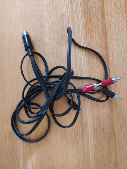 Cablu audio nou stereo 2 rca la din 5 pin cu intoarcere i 1,5m