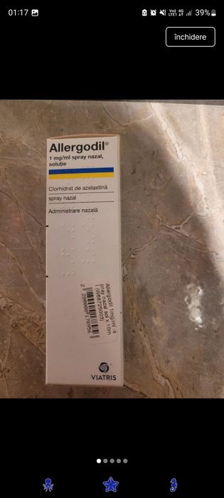 Alergodil spray nazal antihistaminic antialergic