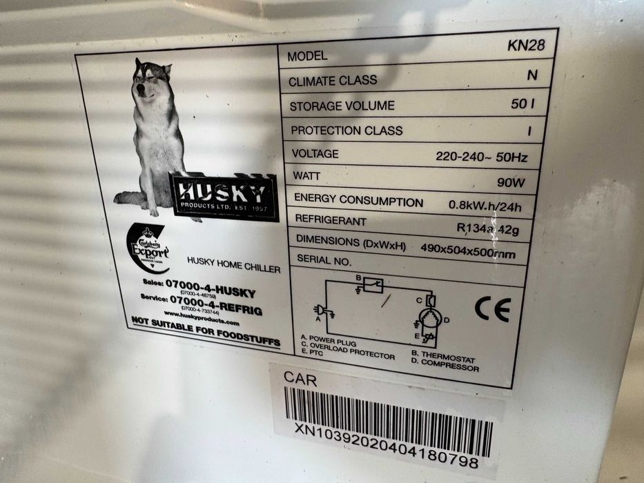 Хладилник - HUSKY 50L/ 90W