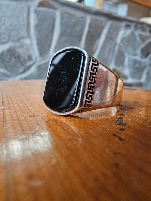 Мъжки Сребърен Пръстен