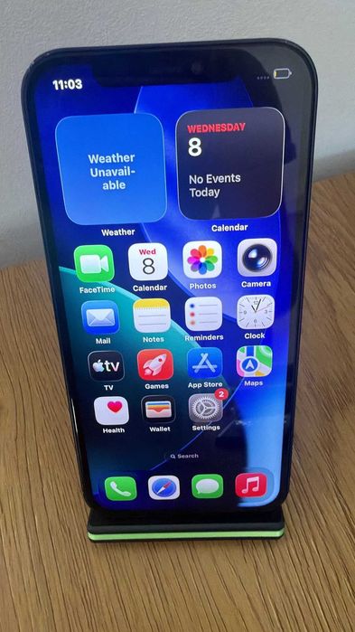 iPhone 12 64GB perfect funcțional Negru  Sănătate baterie: 82%