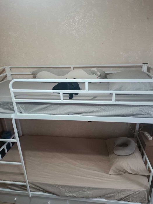 Металлическая Двухъярусная Кровать
