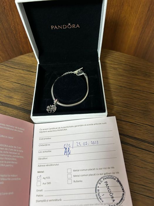 Bratara de argint Pandora