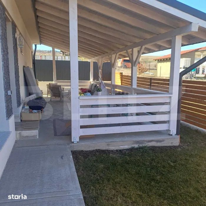 Casa individuala pe un singur nivel, 120 mp, teren 500 mp, Corusu-Baci