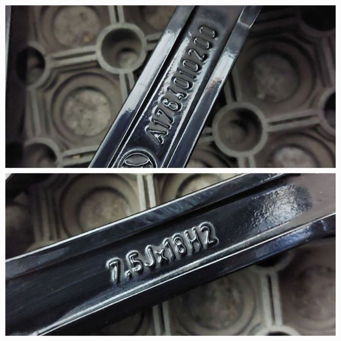 set jante 18 originale mercedes a w176 b w246 cla c117 v w447 amg 7,5j