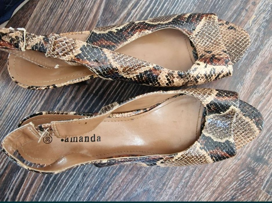 Sandale animal print