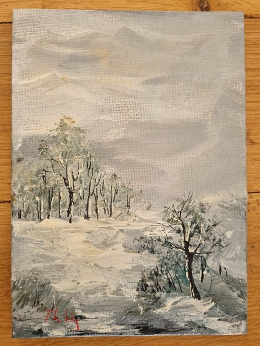 Ansamblu peisaj iarna 2- idee de cadou