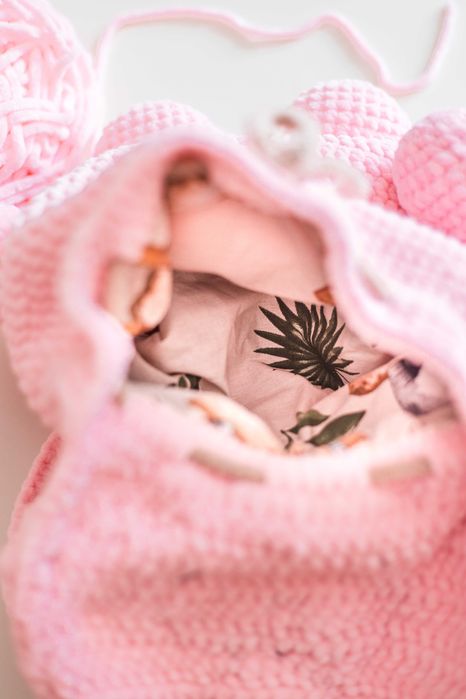 Ръчно изплетени ранички