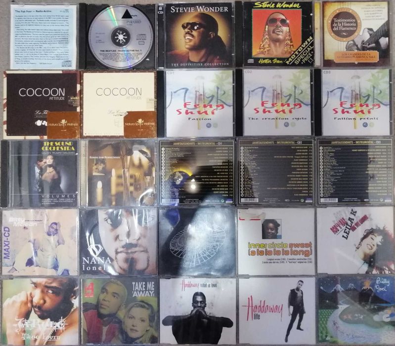 CD uri diverse genuri, Relax Pop Jazz Instrumentala Ambientala, anii 80 - 90- 2000