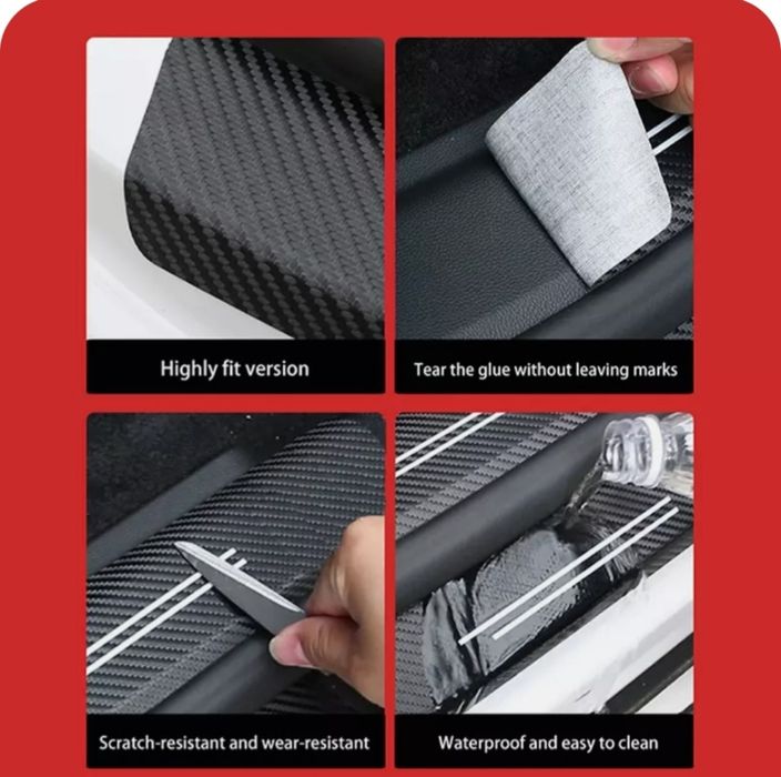 Защитная накладка на порог  Chery 6 ,7, 8 pro Max