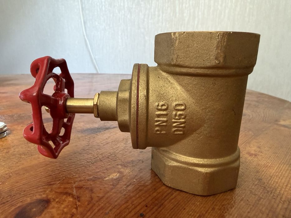 Латунная задвижка DN50 PN16, 2 штуки
