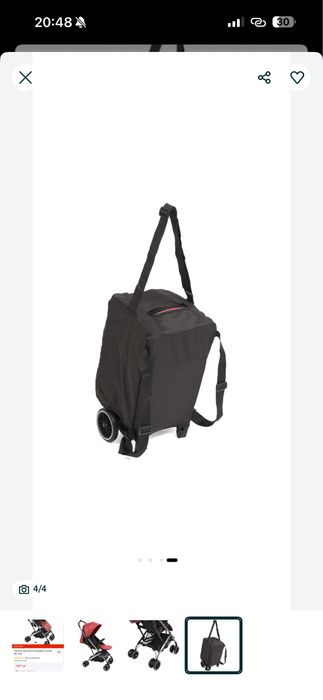 Carucior sport U-Grow Sia, Rosu