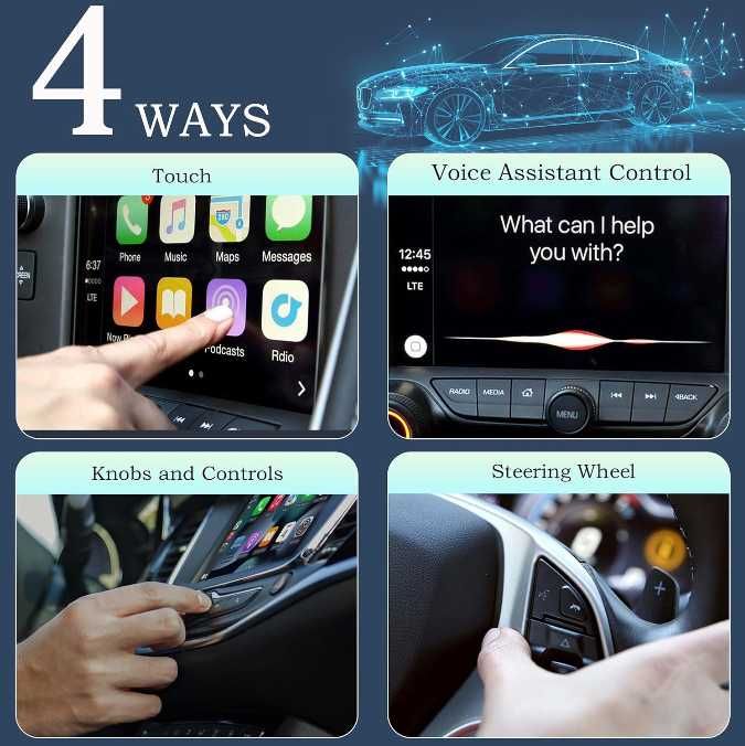 Безжичен CarPlay адаптер за iPhone\USB\Plug and Play