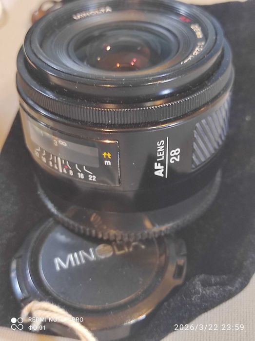 Sony а200. А-mout с обектив Minolta 28/2,8