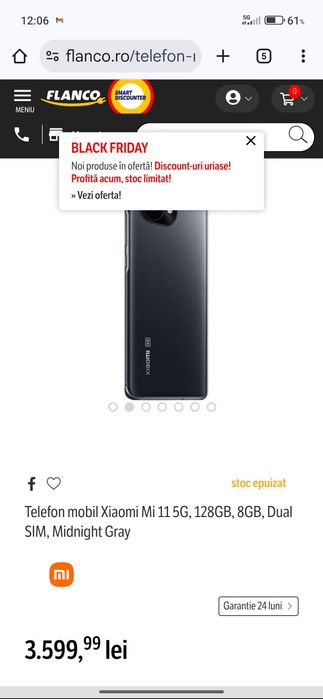 Vind 2 telefoane Samsung A54 si Xiaomi mi 11i