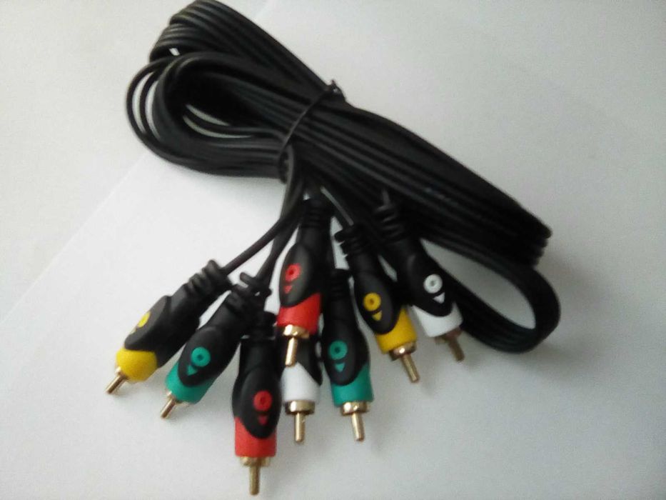 Cablu audio video, RCA tata 4 buc - RCA tata 4 buc