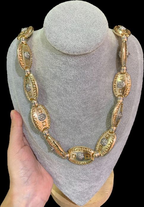 Позлатени мъжки ланци 14к