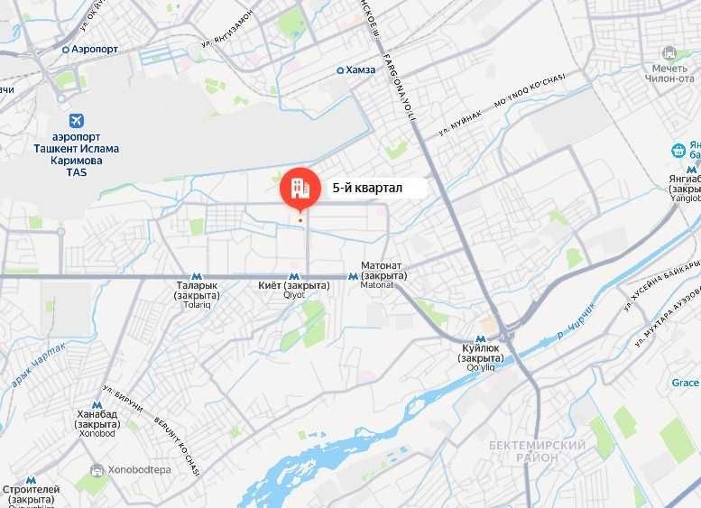 Yu Ипотека 3х комнатная 90м2 квартира Куйлюк-5, детсад Золотая рыбка