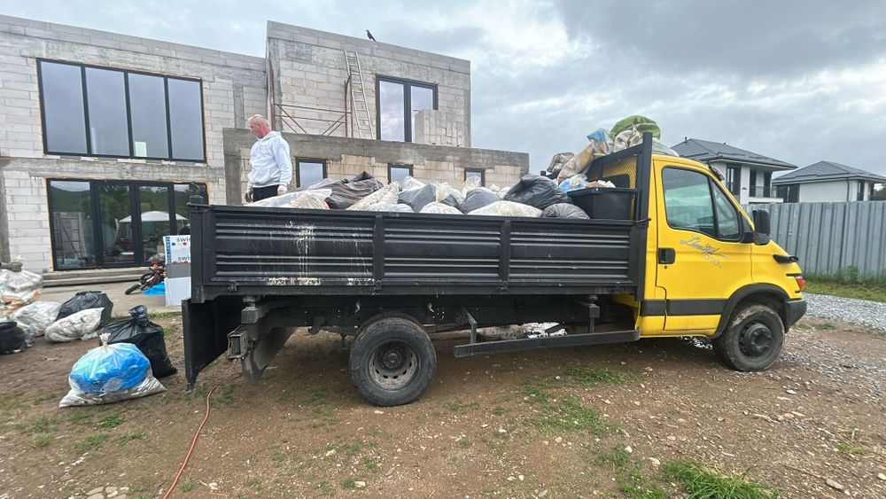 Transport moloz autorizat, oferim acte, materiale din constructii, deb