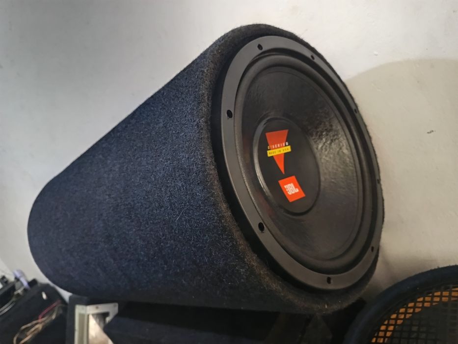 Pachet statie amplificator mono Subwoofer jbl audio 12  inch bass auto masina  made in usa tub xxl tun