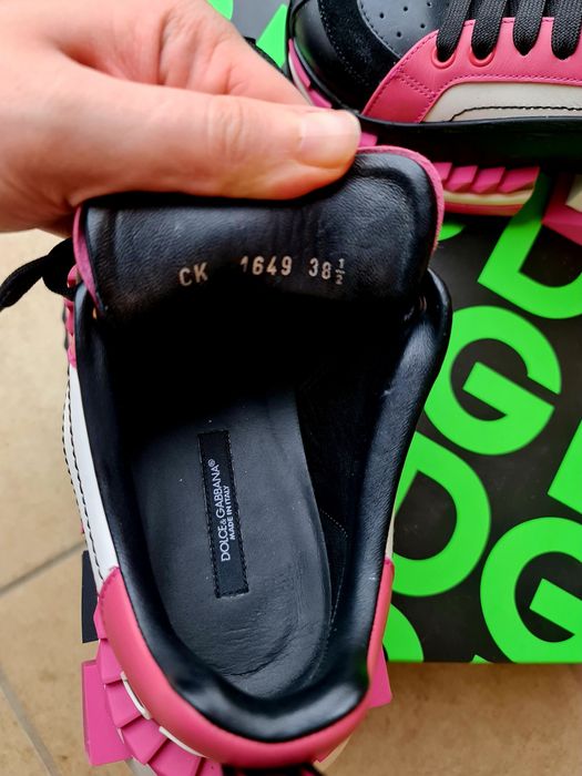 Sneakersi Dolce&Gabbana ORIGINALI Super Queen,femei 38,5-39,Daymaster