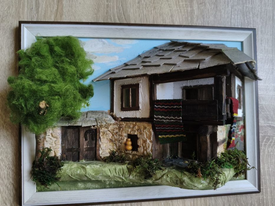 3D картина - Възрожденска къща