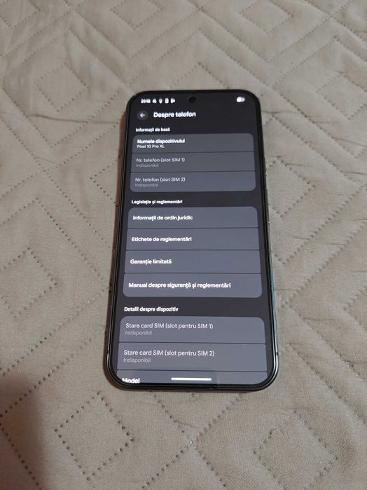 Google Pixel 10 Pro XL 256GB impecabil 100% baterie