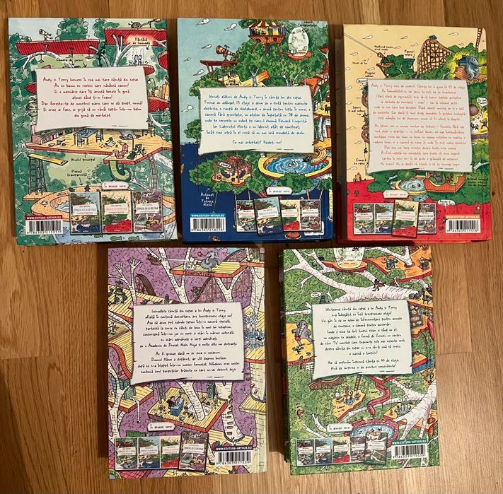 Set 5 carti Copacul cu etaje