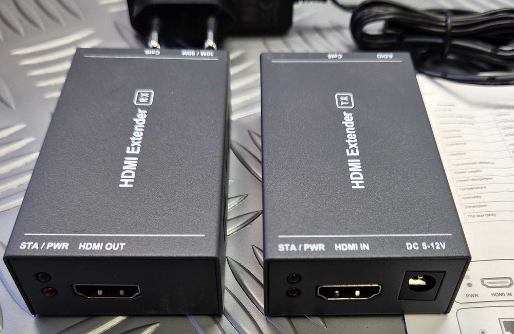 HDMI удължител по LAN 1080p 60Hz, 3D  Cat5e/Cat6/Cat 7