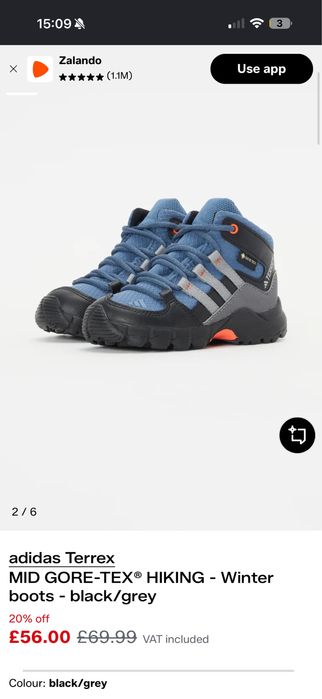 Детски зимни обувки Adidas GORE-TEX Terrex 19