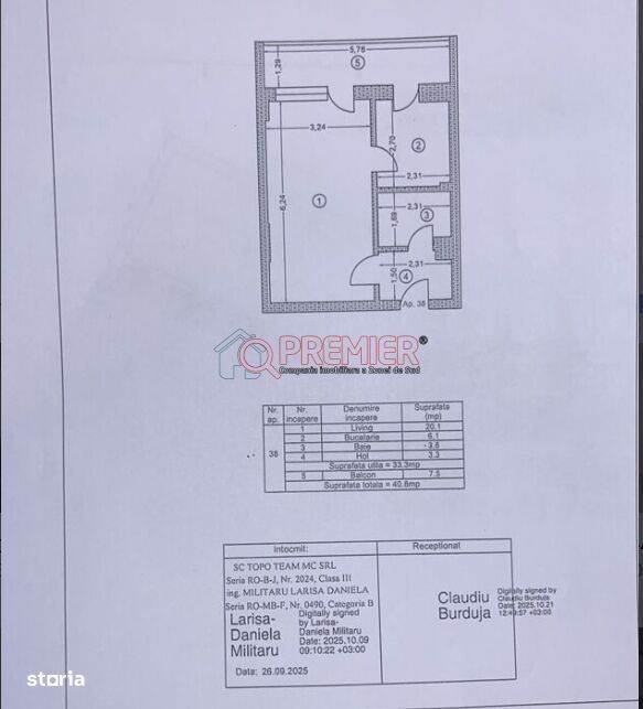Metrou Berceni - Garsoniera noua - Perla Residence