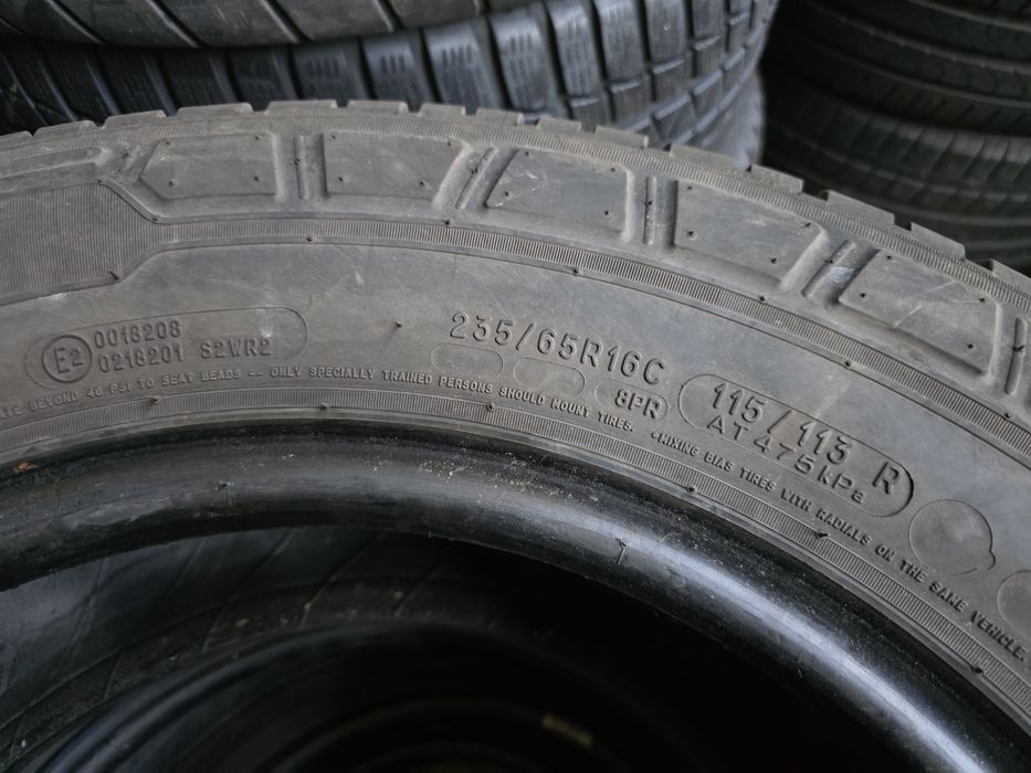4бр Летни гуми за бус 235 65 16 С - Michelin - DOT 2023