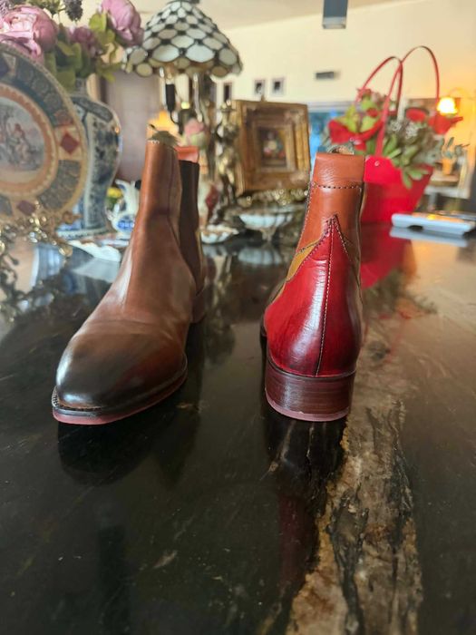 Предлагам страхотни боти от естествена кожа, като нови