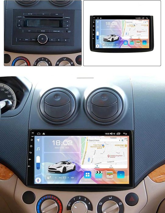 Мултимедия за Chevrolet Aveo T250 навигация, плеър  двоен дин Aveo