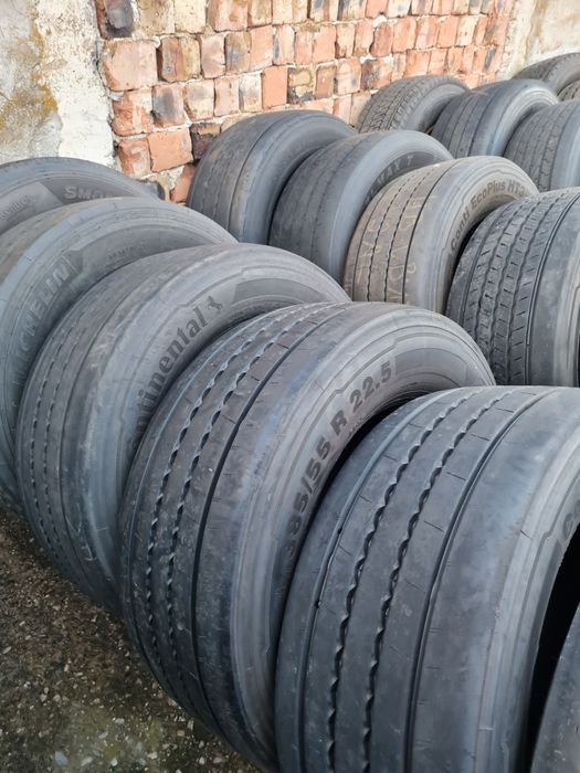 Anvelope 385 55R 22.5  de direcție și de vagon.