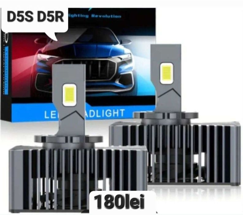 Becuri LED D5S D5R Canbus 12V-24V  50000LM set 2buc