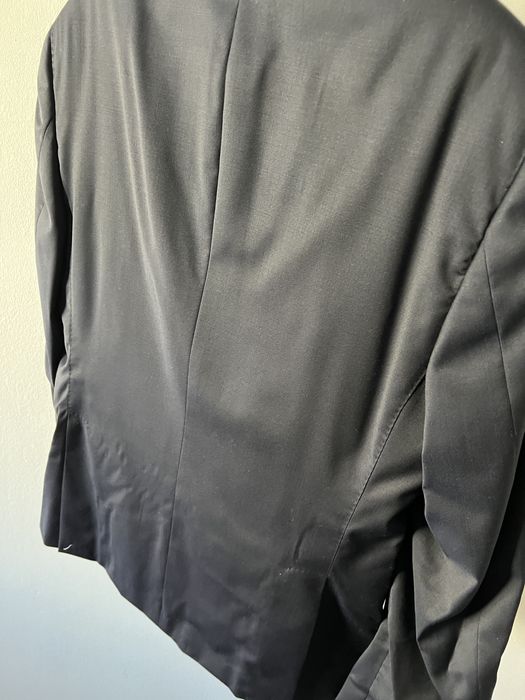 Costum Massimo Dutti  sacou 52 blue pantaloni 40 nou