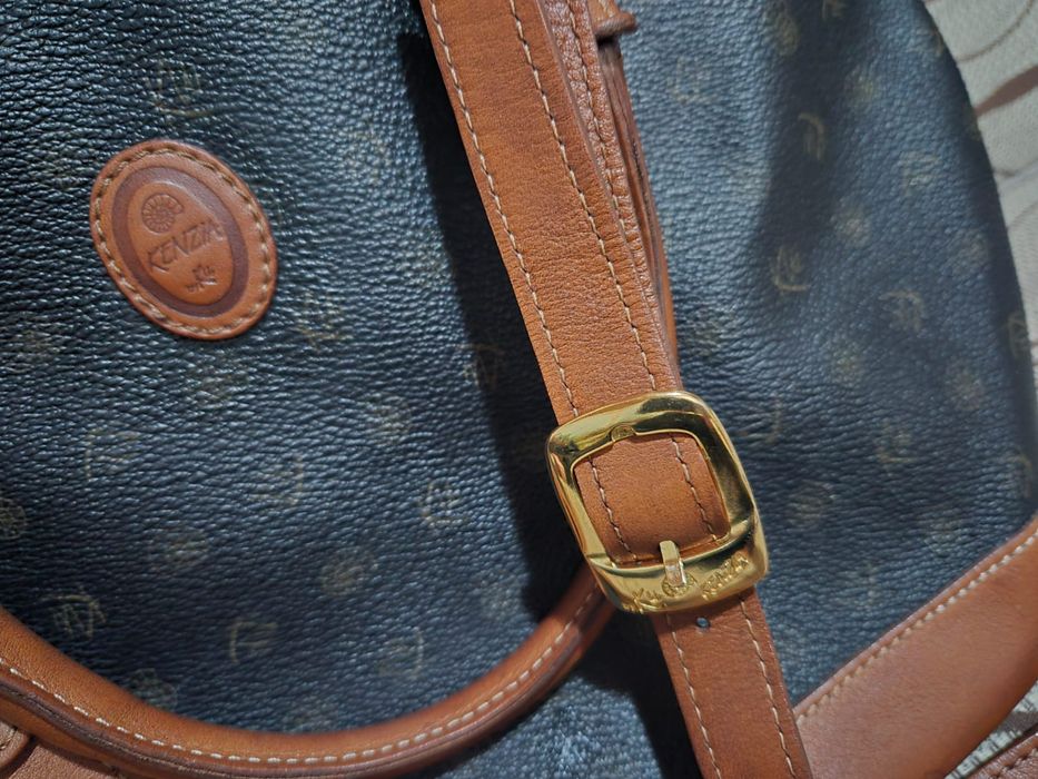 Kenzia естествена кожа чанта