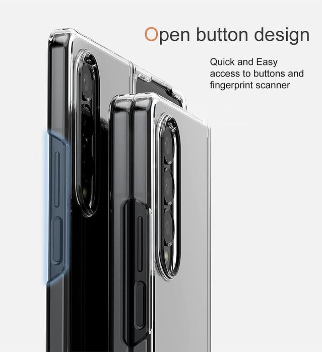 Прозрачен Кейс за Samsung Galaxy Z Fold7 от две части