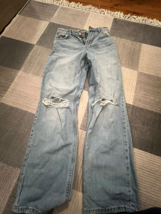 Bershka сини дънки