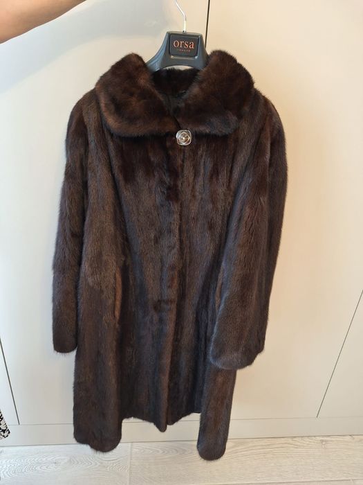 Натуральная норковая шуба