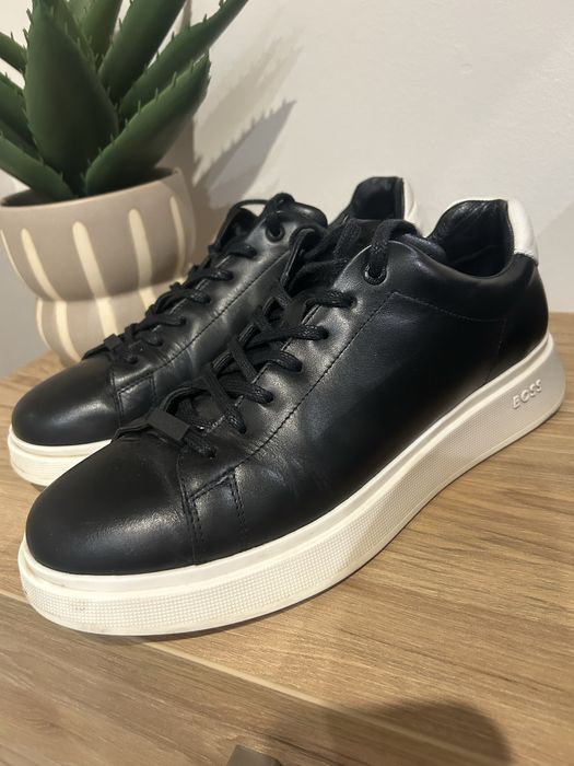 Мъжки кожени сникърси Boss!
