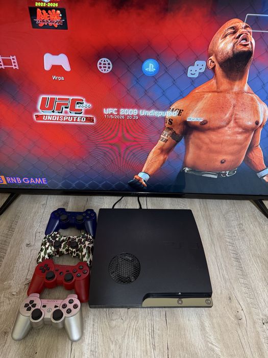 Playstation 3 Slim 160GB 4 ta jostik