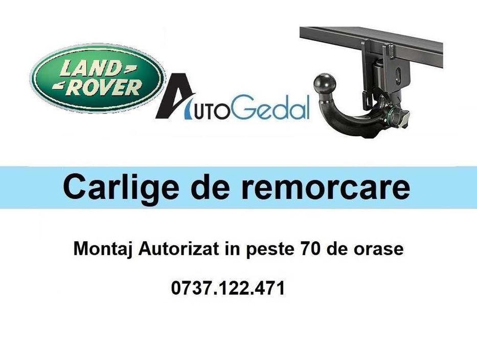 Carlig Remorcare RANGE ROVER Sport-Omologat RAR si EU - 5 ani Garantie