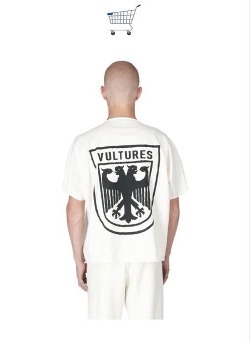 YZY x Gosha Rubchinskiy wultures white tee