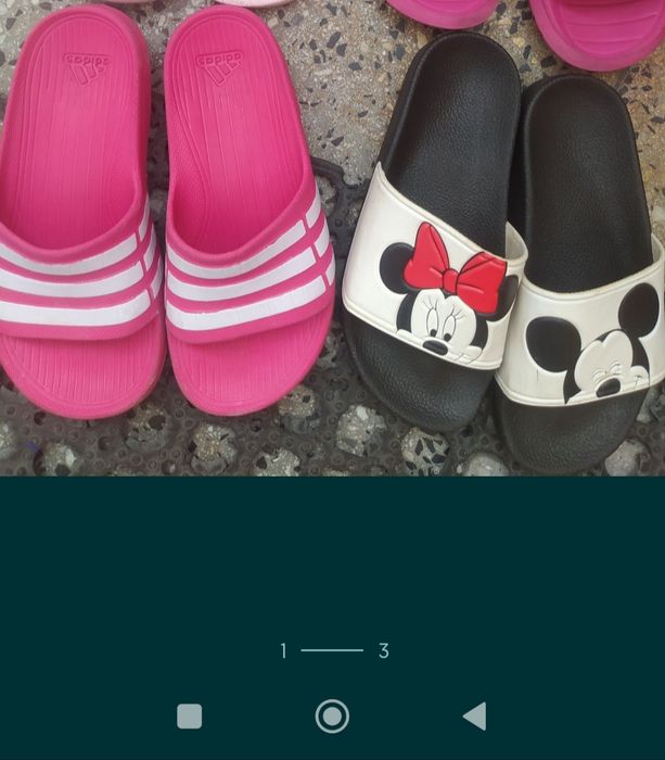 Сандали Cross и чехли Adidas и Mini