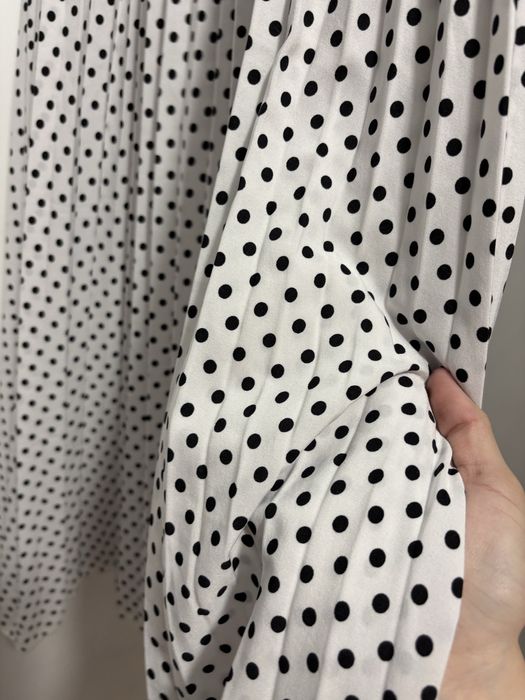 Юбка в горошек длина макси