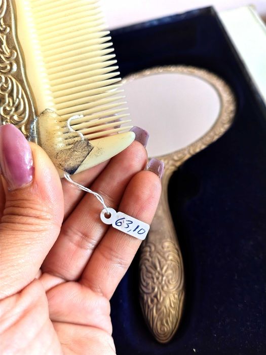 Луксозен Дамски Посребрен Комплект