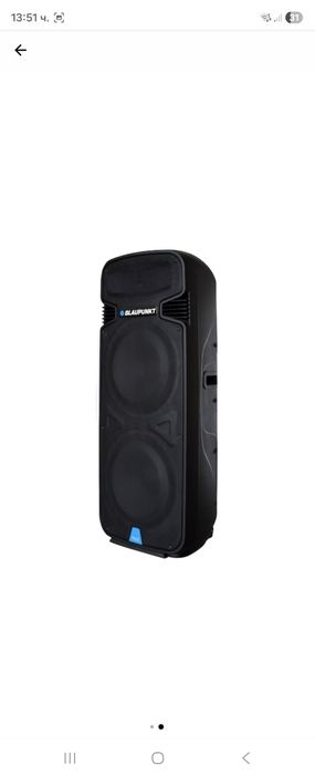 Професионална тонколона Blaupunkt 1900W, Професионална, Bluetooth FM/SD/USB/AUX/KARAOKE 1900W