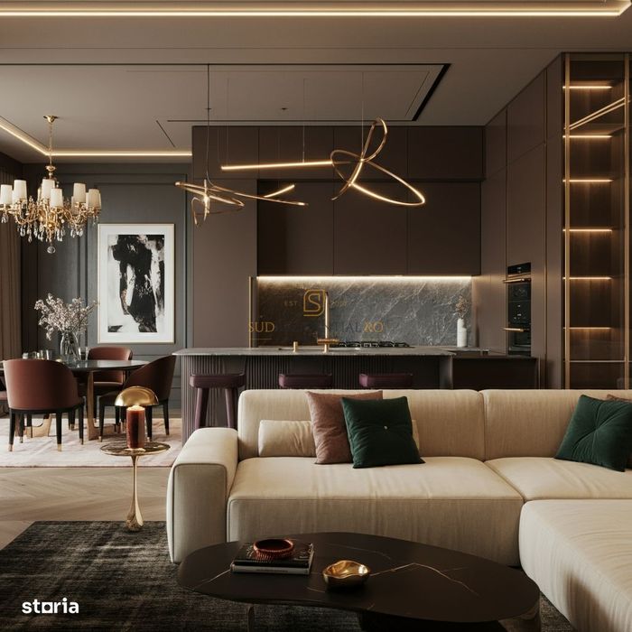 Apartament nou cu 3 camere de vanzare, zona Marriott, Sector 5 — fotografia 1